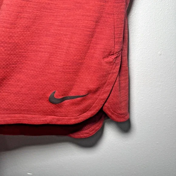 Nike‎ Shorts Veneer Training Athletic Pockets Dri Fit Mens Red Heather XXL - Picture 2 of 5